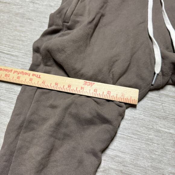 John Elliott Joggers Sweatpants Pre SS19 Brown Terry Womens 0 XS Zip Pockets - Picture 9 of 11
